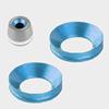 Lightech Alu Ring blau RSTE102 2Stk.